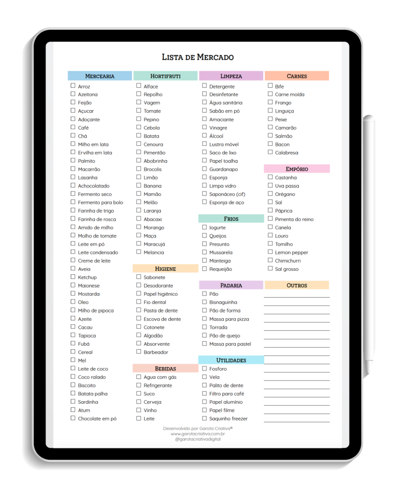 Lista de Mercado